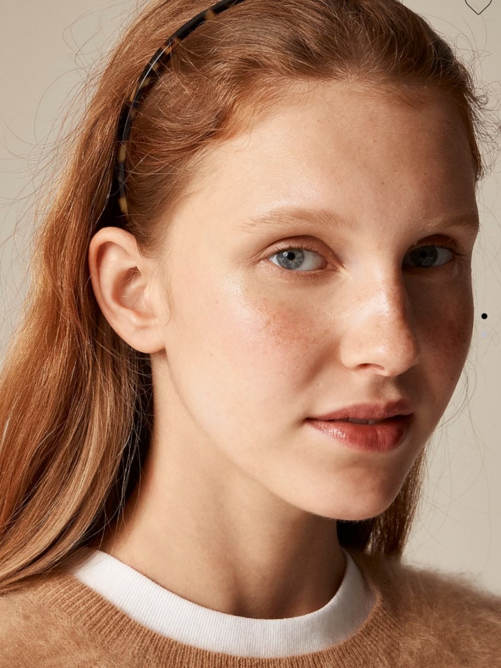 J.Crew Skinny Hairband in Tortoise
